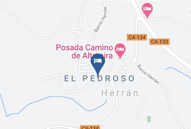 Santillana - Viviendas Rurales El Pedroso Maps
