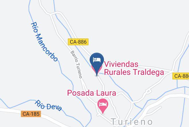 Camaleno - Viviendas Rurales Traldega Maps
