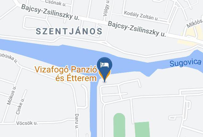Baja - Vizafogo Panzio Es Etterem Maps