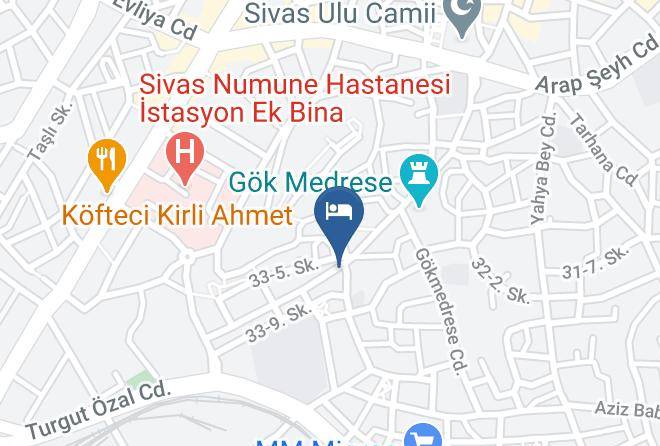 Sivas Kaleardi - Vizyon Pansiyon Maps
