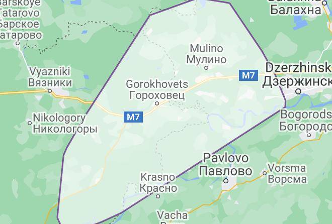Gorokhovetsky District - Vladimirskiy Kray Maps