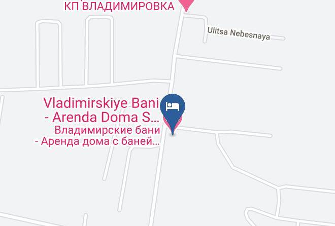Lomonosovsky District - Vladimirskiye Bani Arenda Doma S Baney I Kupel'yu Maps