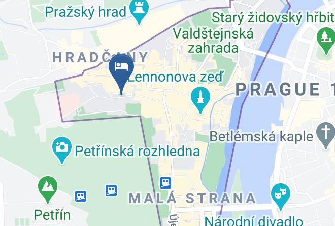 Prague - Vlasska Pension Maps