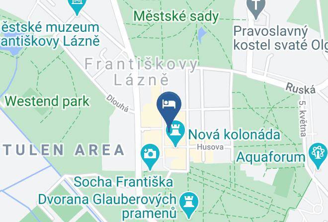 Cheb - Vll Frantiskovy Lazne Lazensky Hotel Kijev Maps
