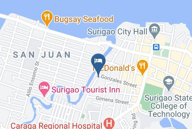 Surigao Del Norte - Vmo Hotel Maps