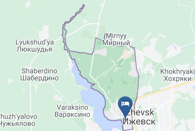 Izhevsk - Vodnaya Baza Baza Otdykha Maps