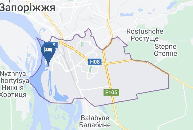 Zaporizhzhya - Vodogray Hotel Maps