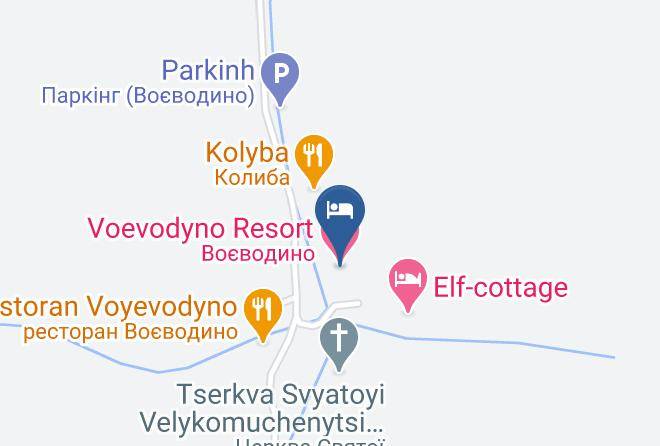 Perechyn Raion - Voevodyno Resort Maps