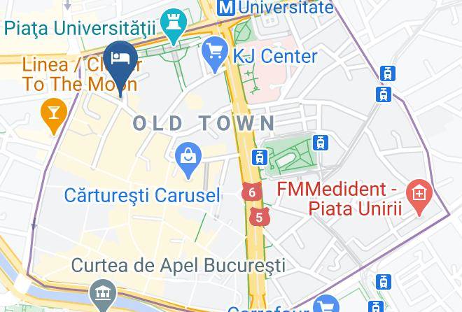 Bucharest - One Love Central Studio Ii Maps