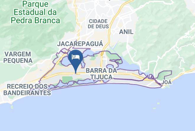 Rio De Janeiro Barra Da Tijuca - Vogue Square Fashion Hotel Maps