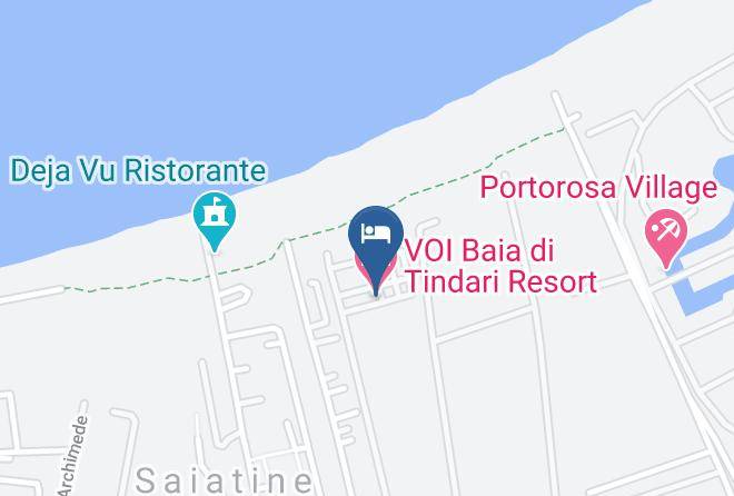 Messina - Voi Baia Di Tindari Resort Maps