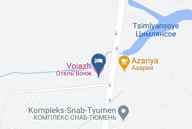 Tyumen - Voiazh Hotel Maps