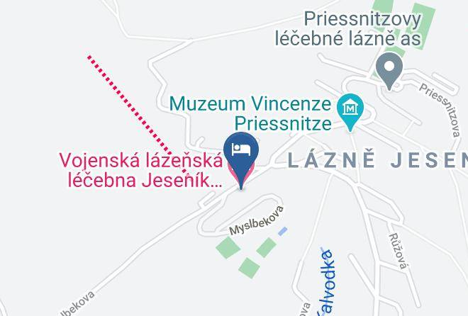Jesenik - Vojenska Lazenska Lecebna Jesenik Lazensky Hotel Albatros Maps