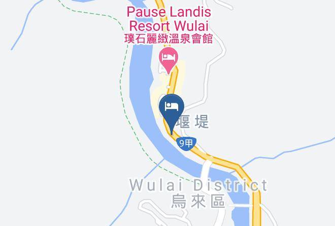 Volando Urai Spring Spa & Resort Mapa - New Taipei City - Wulai District