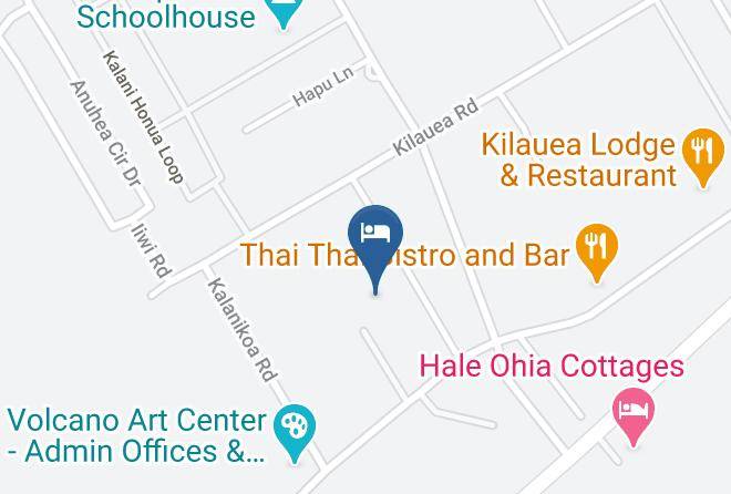 Hawaii - Volcano Forest Inn Maps