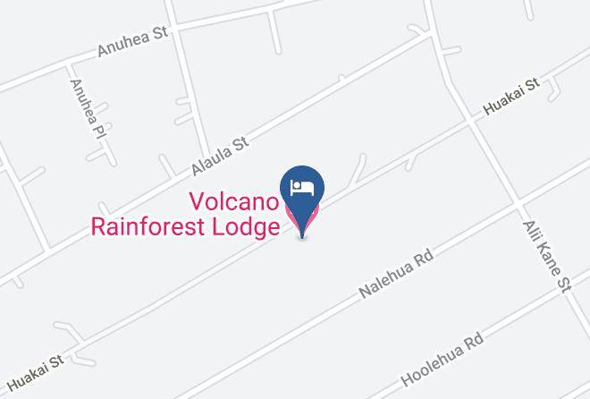 Hawaii - Volcano Rainforest Lodge Maps