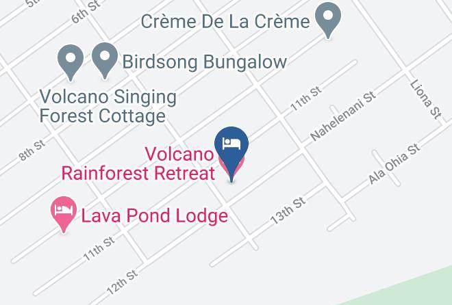 Hawaii - Volcano Rainforest Retreat Maps