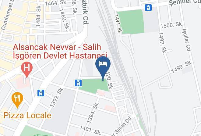Konak - Volley Hotel Izmir Maps
