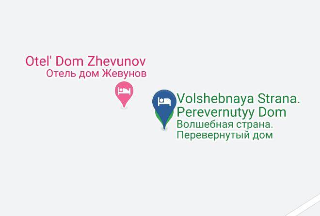 Borovsky District - Volshebnaya Strana Perevernutyy Dom Maps