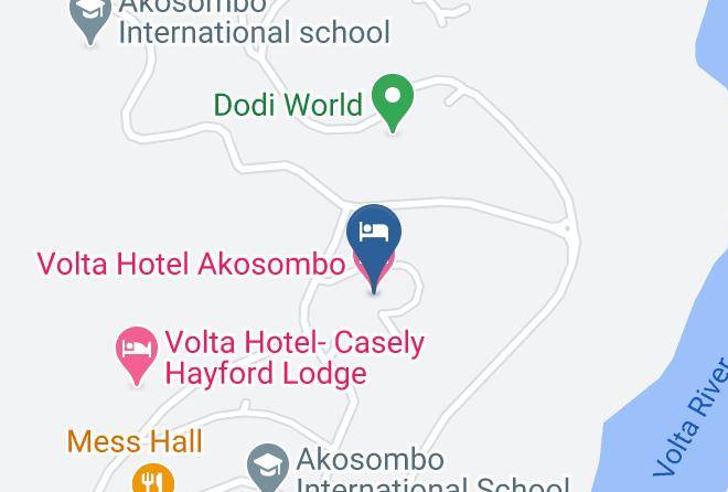 Asuogyman - Volta Hotel Akosombo Maps