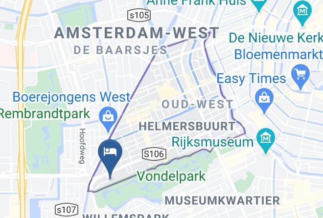 Amsterdam - Vondelpark House Bed & Breakfast Maps