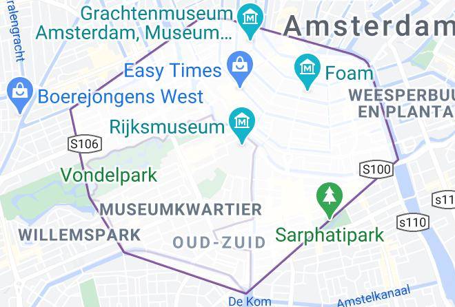 Amsterdam - Vondelparkmuseum B&b Maps