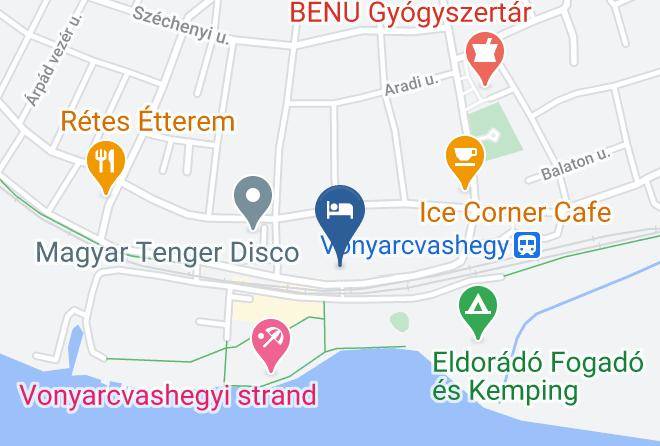 Vonyarc Hotel Map