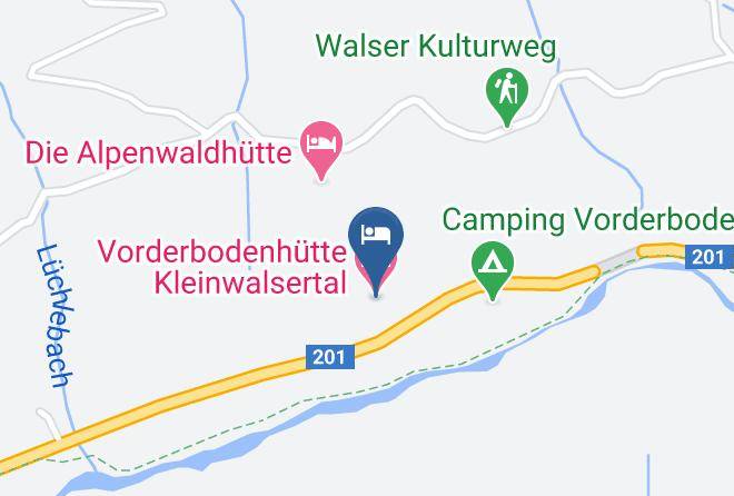 Bregenz - Vorderbodenhutte Kleinwalsertal Maps