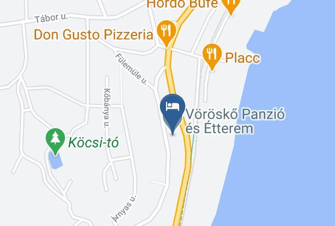 Balatonalmadi - Vorosko Panzio Es Etterem Maps