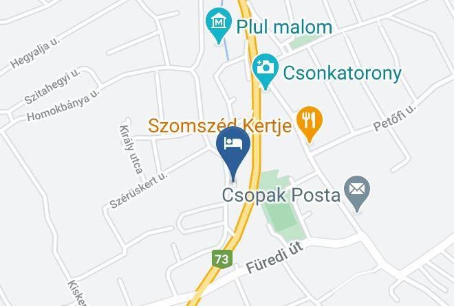 Csopak - Voroskut Panzio Maps
