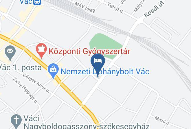 Vac - Vorossipka Hotel Maps