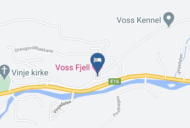 Voss - Voss Fjell Hotel Maps