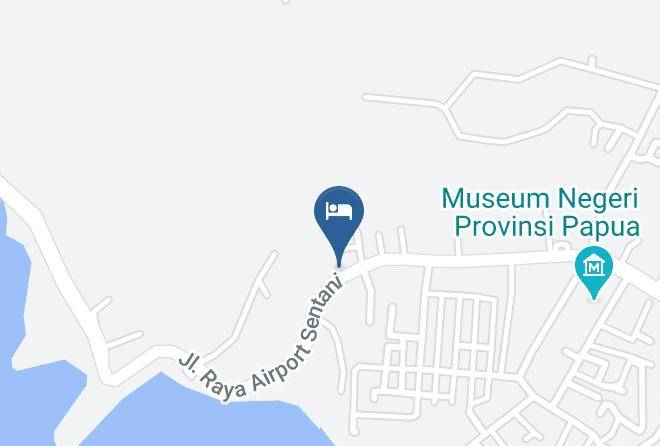 Kota Jayapura - Votel Galaxy Hotel Abepura Maps