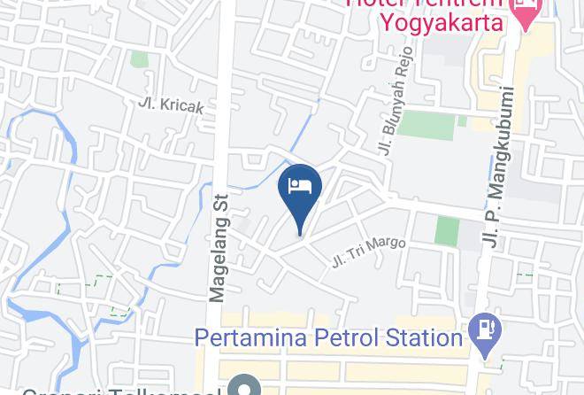 Kota Yogyakarta - Votel Maerakatja Hotel Jogjakarta Maps