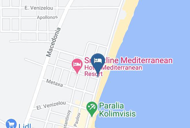Pieria - Votsalo Beach Bar Katerini Maps