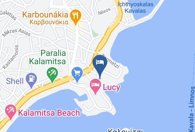 Kavalla - Votsalo Seafront Maps