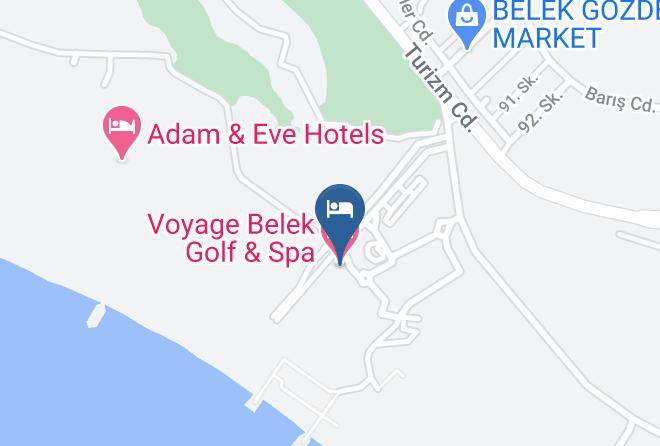 Antalya - Voyage Belek Golf & Spa Maps