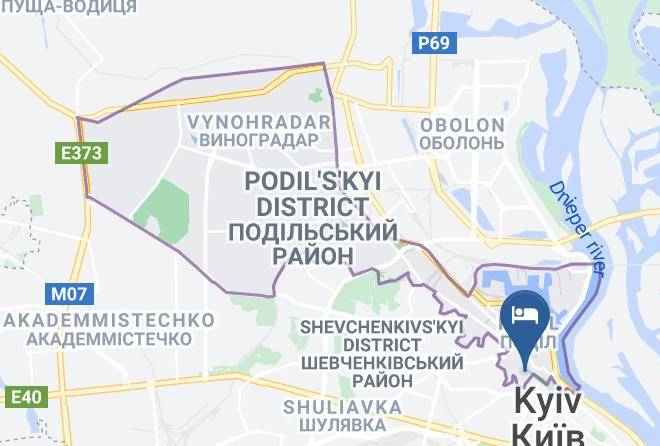 Kyiv - Vozdvyzhensky Hotel Maps