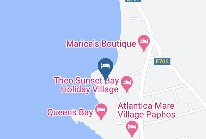 Cyprus - Vrachia Beach Hotel & Suites Maps
