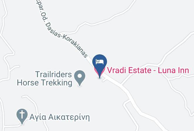 Kerkira - Vradi Estate Luna Inn Maps