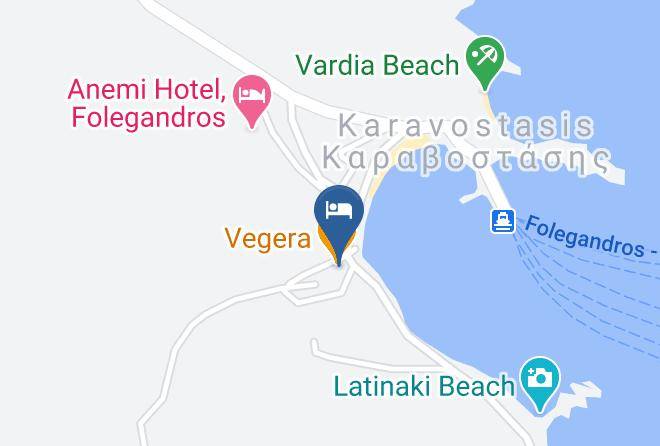 Thira - Vrahos Boutique Hotel Folegandros Maps