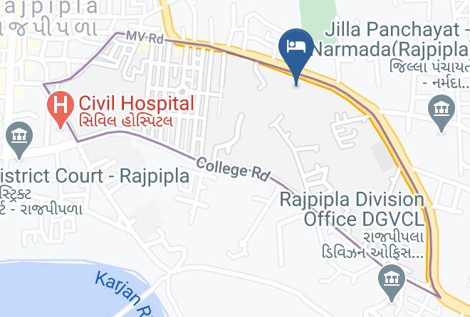 Rajpipla - Vraj Hotels Rajpipla Maps