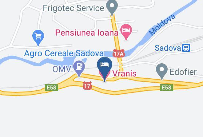 Sadova - Vranis Pensiune Maps