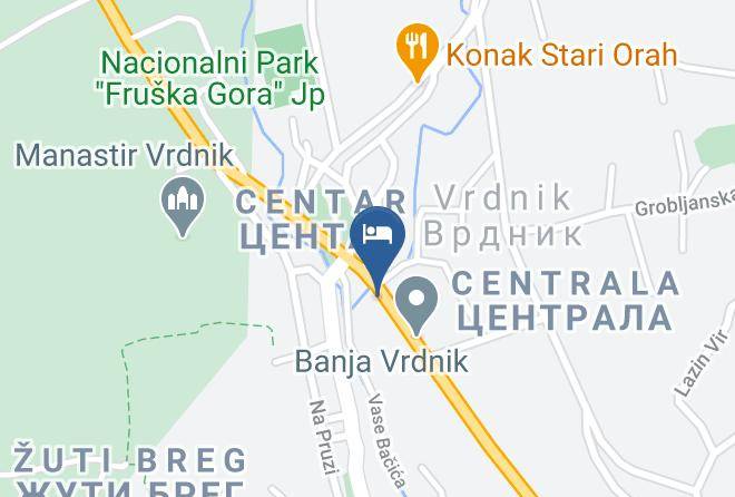 Srem District - Vrdnik Prenociste Tera Nova Maps