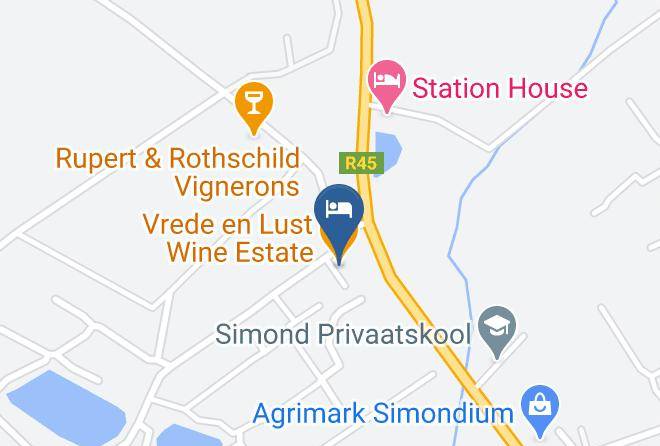 Cape Winelands - Vrede En Lust Wine Estate Maps