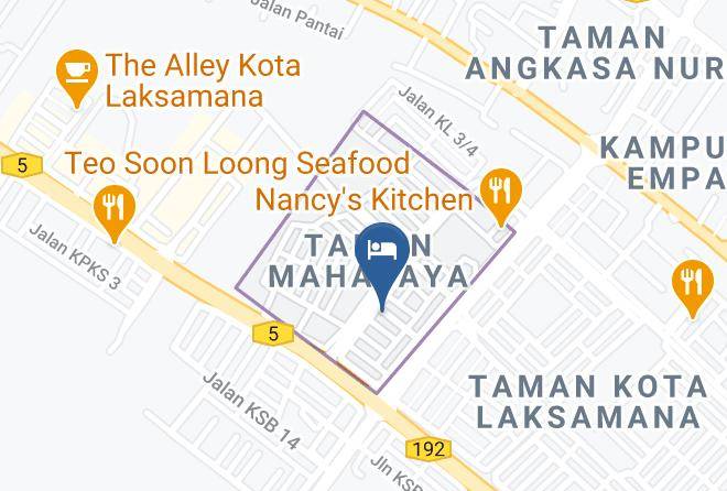 Melaka Tengah - Vrest Hotel Maps