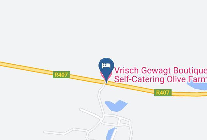 Central Karoo - Vrisch Gewagt Boutique Self Catering Olive Farm Maps