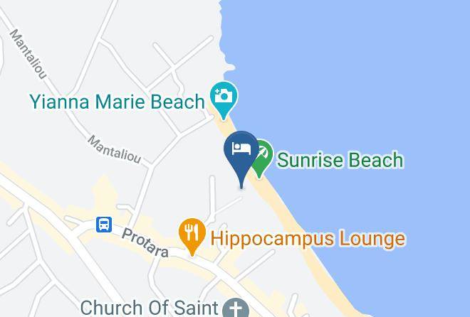 Cyprus - Vrissaki Beach Hotel Maps