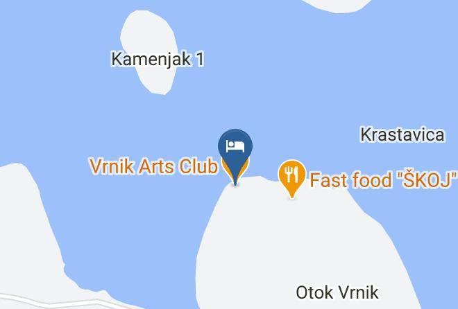 Lumbarda - Vrnik Arts Club Maps