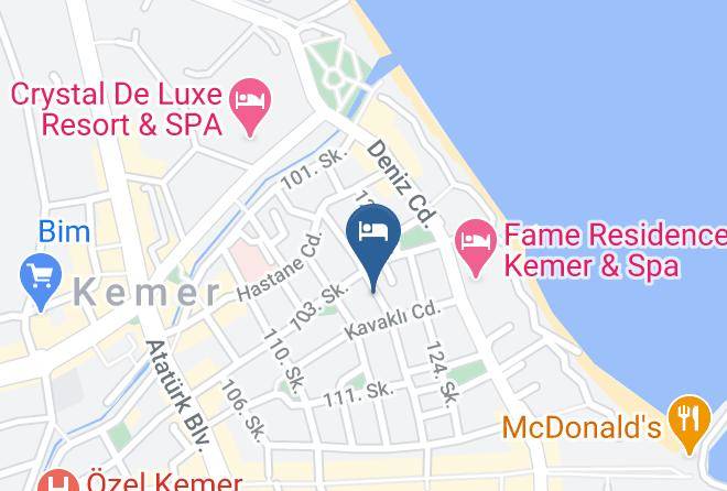 Kemer - Vsilence Park Maps